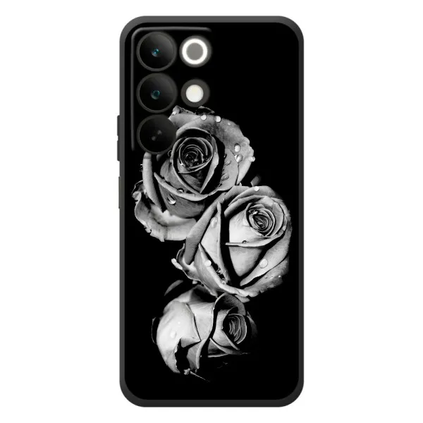 Чохол з принтом «Чорна троянда» для Realme C85