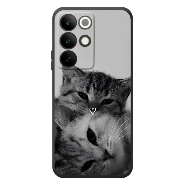 Чохол з принтом «Пара котів» для Realme C85