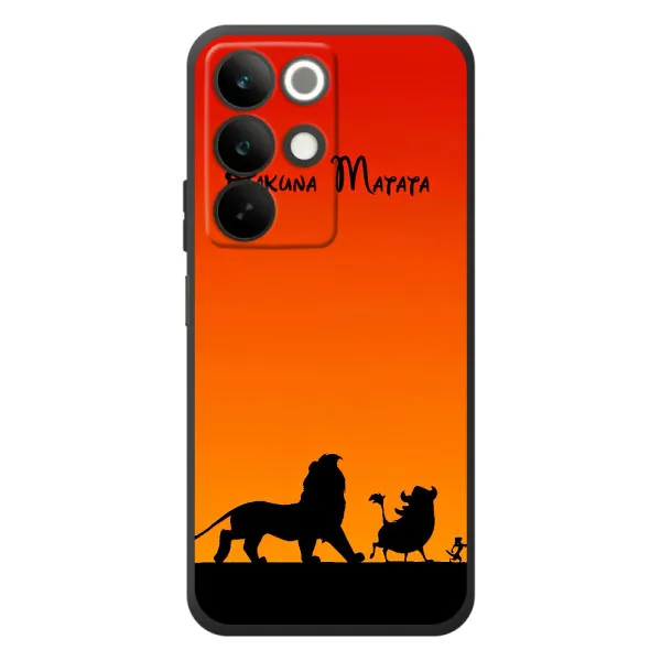 Чохол з принтом «Акуна Матата закат» для Realme C85 Чохол з принтом «Акуна Матата закат» для Realme C85