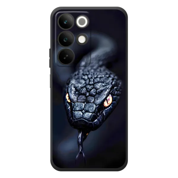 Чохол з принтом «Чорна змія» для Realme C85