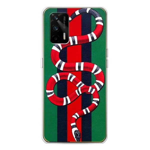 Чехол с принтом «Gucci змия» для Realme GT 5G Чехол с принтом «Gucci змия» для Realme GT 5G