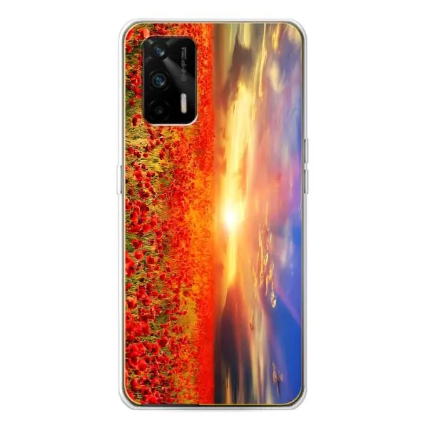 Чехол с принтом «Поле тюльпанов» для Realme GT 5G