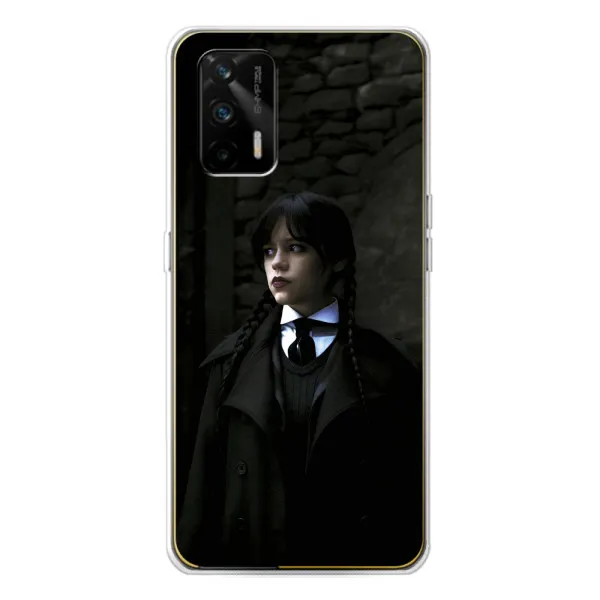Чехол с принтом «Темный стиль Уэнздей» для Realme GT 5G