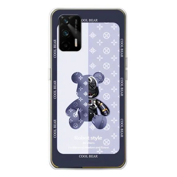 Чехол с принтом «Медвежонок LV» для Realme GT 5G Чехол с принтом «Медвежонок LV» для Realme GT 5G