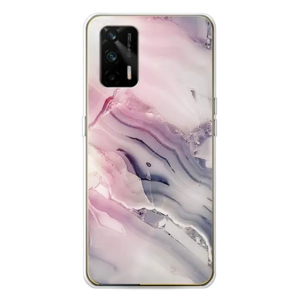 Чехол с принтом «Пурпурный Мрамор» для Realme GT 5G