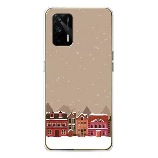 Чехол с принтом «Зимний город» для Realme GT 5G