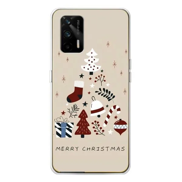 Чехол с принтом «Merry Christmas» для Realme GT 5G