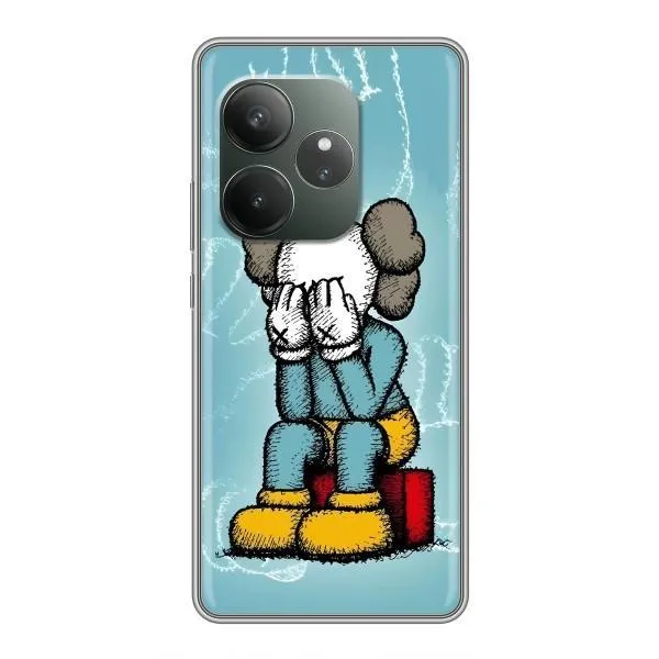 Чехол с принтом «Плач Bearbrick» для Realme GT 6