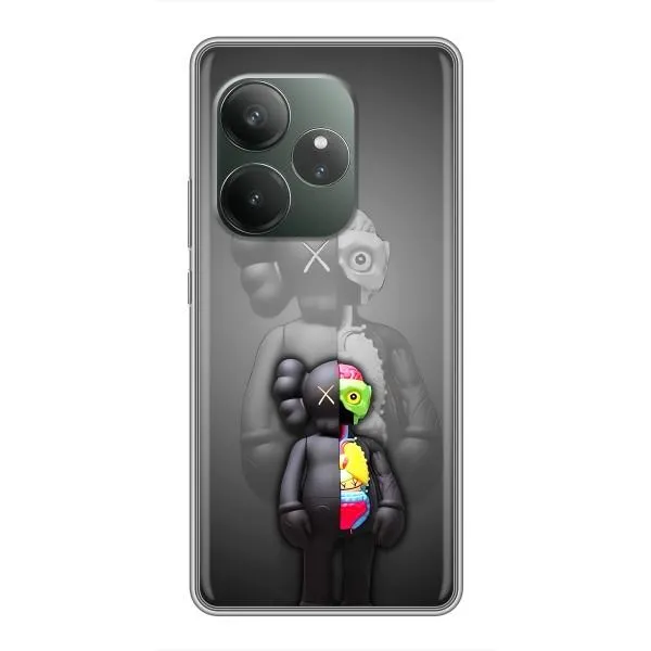 Чехол с принтом «Тело Bearbrick» для Realme GT 6