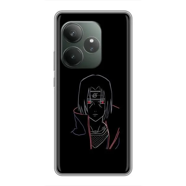 Чехол с принтом «силуэт Итачи» для Realme GT 6 Чехол с принтом «силуэт Итачи» для Realme GT 6