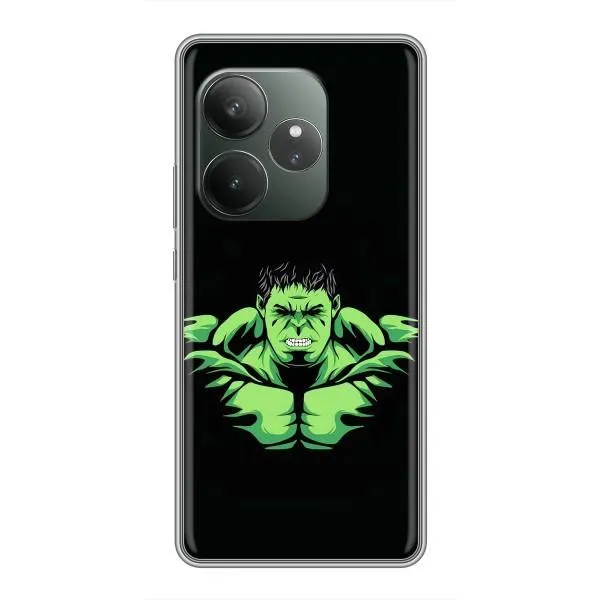Чехол с принтом «Зелёный Халк» для Realme GT 6