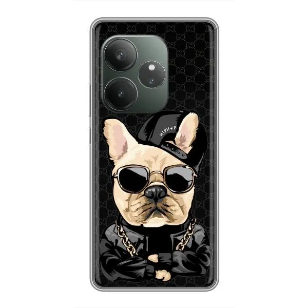 Чехол с принтом «Стильная собака» для Realme GT 6