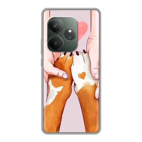 Чохол з принтом «Любовь до собак» для Realme GT 6