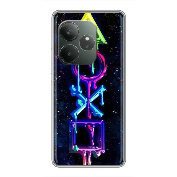 Чехол с принтом «Pleystation лого» для Realme GT 6