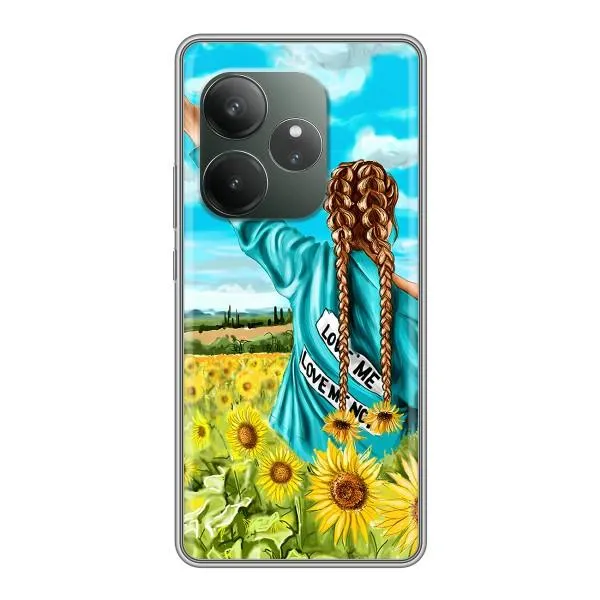 Чехол с принтом «Украиночка» для Realme GT 6