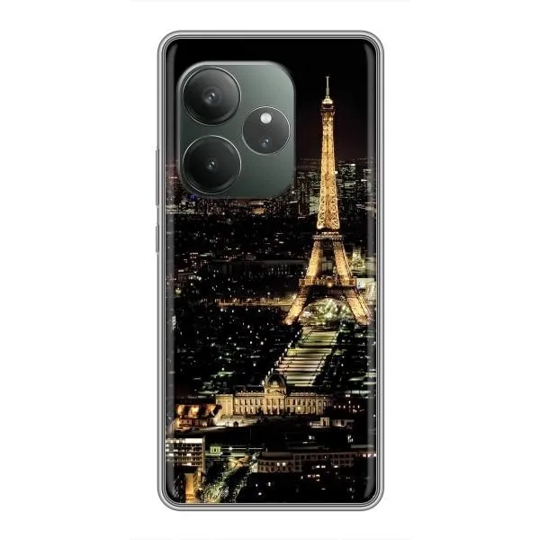 Чехол с принтом «Ночной Париж» для Realme GT 6