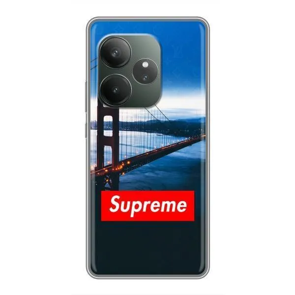 Чехол с принтом «Стиль Supreme» для Realme GT 6