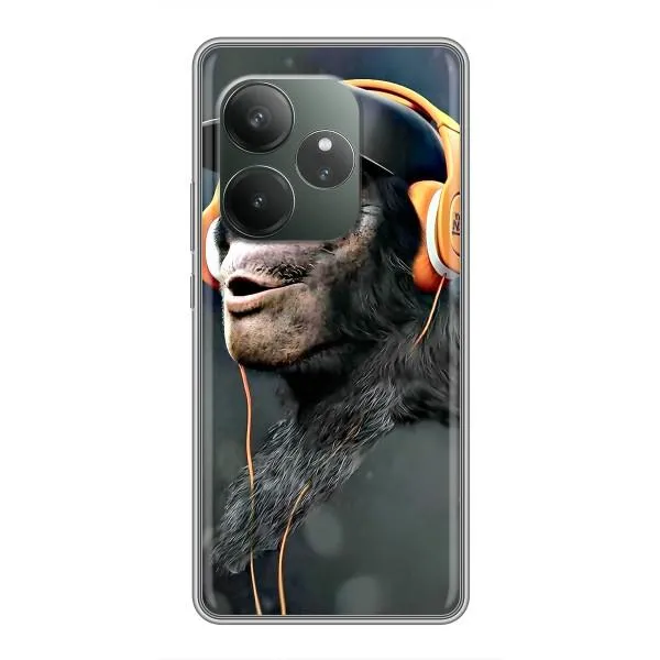 Чохол з принтом «В навушниках» для Realme GT 6