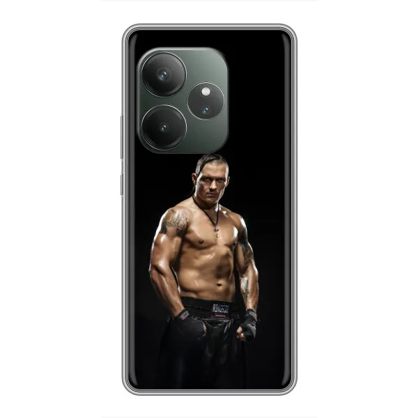 Чехол с принтом «Чемпион Александр Усик» для Realme GT 6 Чехол с принтом «Чемпион Александр Усик» для Realme GT 6
