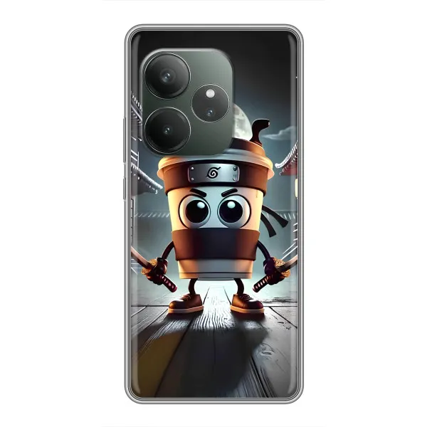 Чехол с принтом «Капучино асасино» для Realme GT 6