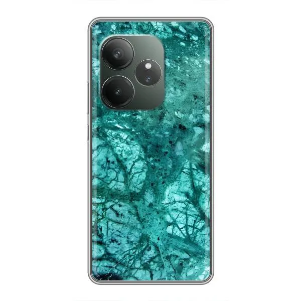 Чехол с принтом «Зеленый мрамор» для Realme GT 6 Чехол с принтом «Зеленый мрамор» для Realme GT 6