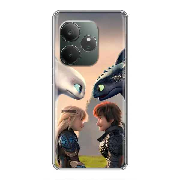 Чехол с принтом «Иккинг и Астрид» для Realme GT 6T