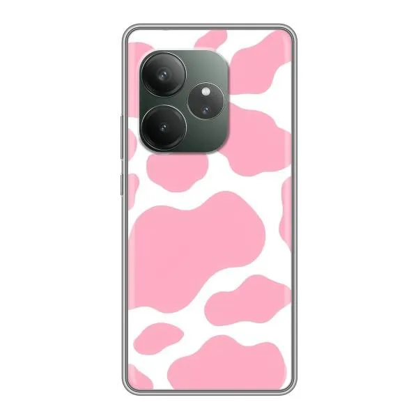 Чехол с принтом «Розовый принт» для Realme GT 6T