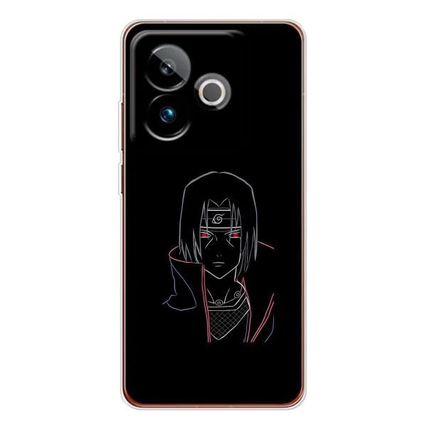 Чехол с принтом «силуэт Итачи» для Realme GT 7 Чехол с принтом «силуэт Итачи» для Realme GT 7