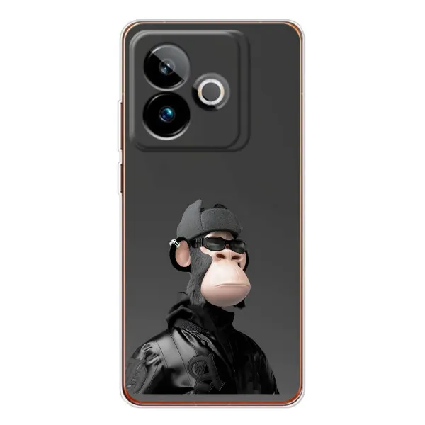 Чехол с принтом «стильная обезьяна NFT» для Realme GT 7