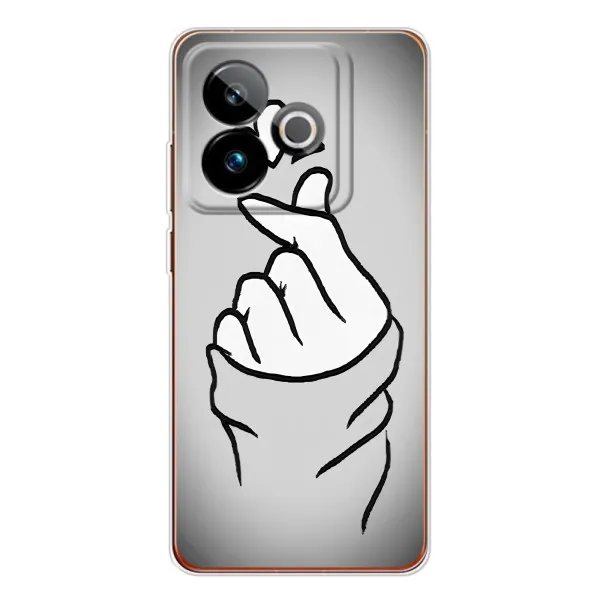 Чохол з принтом «Значок Love» для Realme GT 7 Чохол з принтом «Значок Love» для Realme GT 7