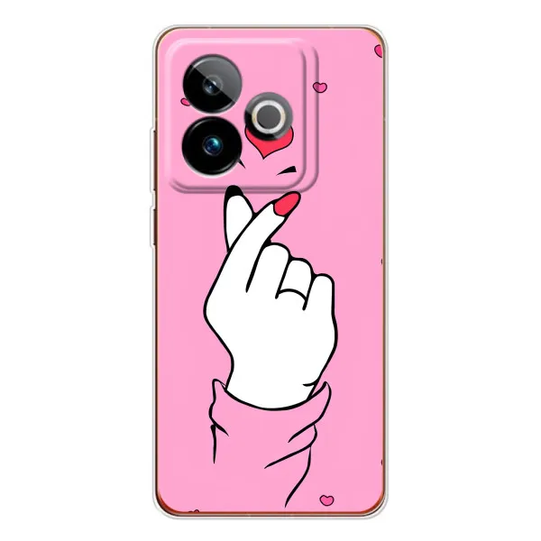 Чохол з принтом «Знак Love» для Realme GT 7 Чохол з принтом «Знак Love» для Realme GT 7