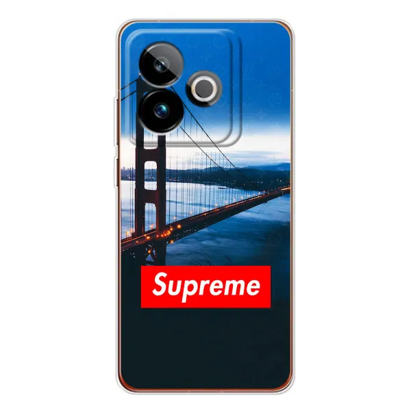 Чехол с принтом «Стиль Supreme» для Realme GT 7