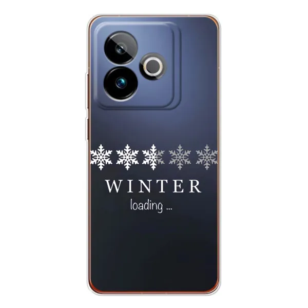 Чехол с принтом «Winter loading» для Realme GT 7 Чехол с принтом «Winter loading» для Realme GT 7