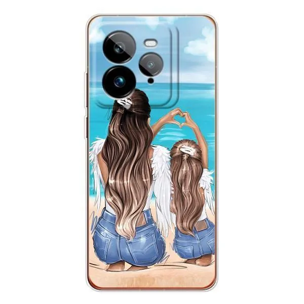 Чохол з принтом «Мама з донькою» для Realme GT 7Pro Чохол з принтом «Мама з донькою» для Realme GT 7Pro