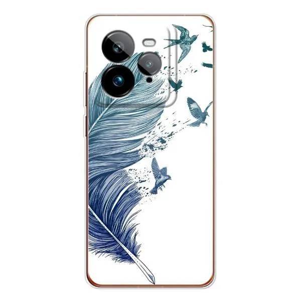 Чохол з принтом «Перо» для Realme GT 7Pro