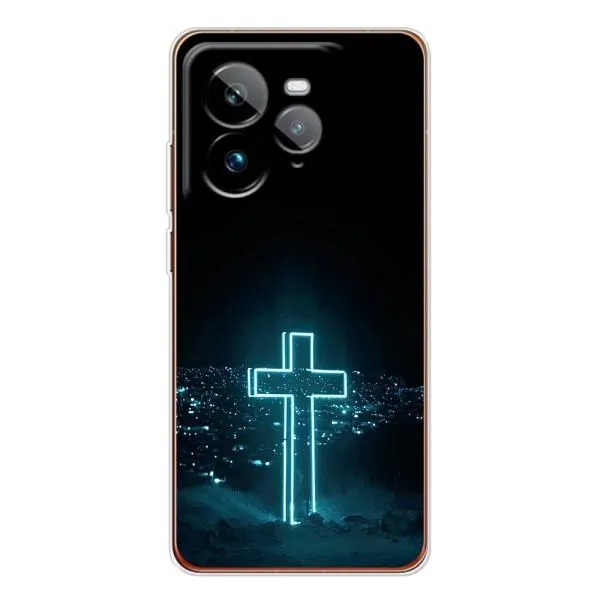 Чехол с принтом «Крест и город» для Realme GT 7Pro