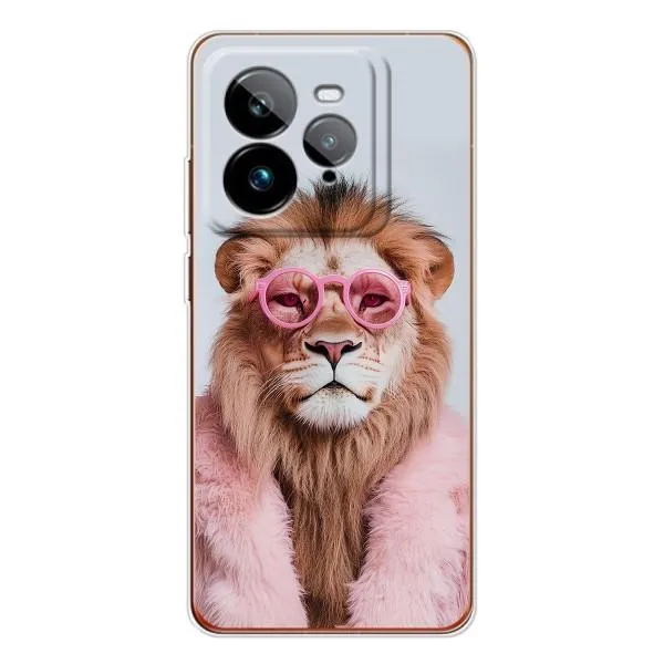 Чехол с принтом «Лев в очках» для Realme GT 7Pro Чехол с принтом «Лев в очках» для Realme GT 7Pro