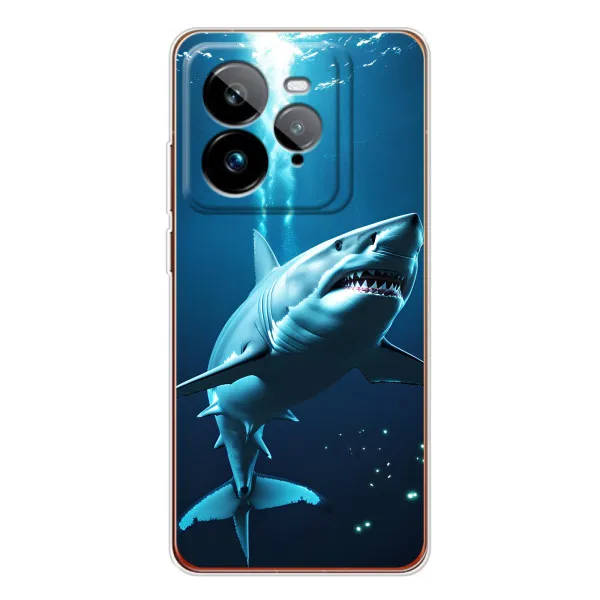 Чехол с принтом «Акула под водой» для Realme GT 7Pro Чехол с принтом «Акула под водой» для Realme GT 7Pro