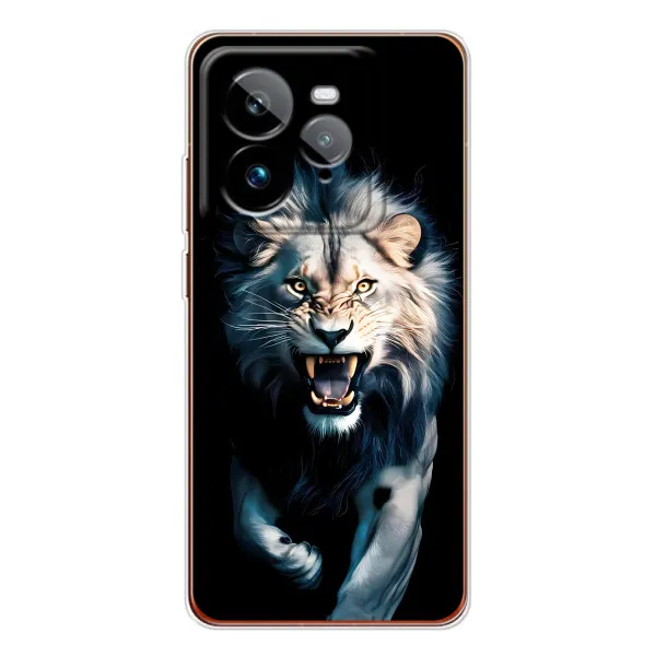 Чехол с принтом «Лев в темноте» для Realme GT 7Pro Чехол с принтом «Лев в темноте» для Realme GT 7Pro