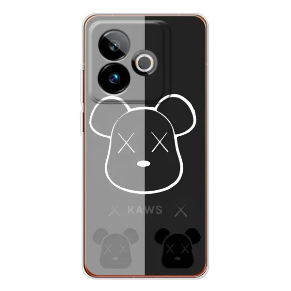 Чехол с принтом «БеарБрик глаза» для Realme GT 7T