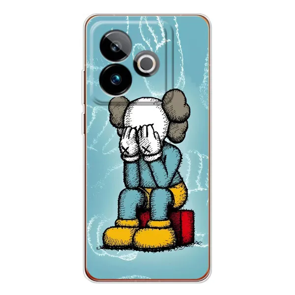 Чехол с принтом «Плач Bearbrick» для Realme GT 7T