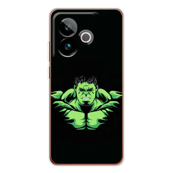 Чехол с принтом «Зелёный Халк» для Realme GT 7T