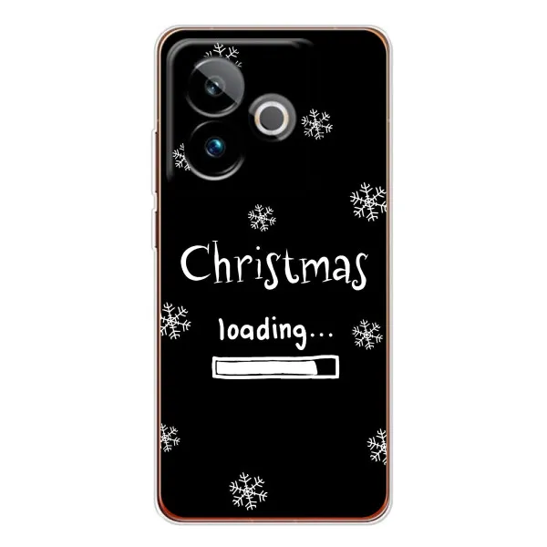 Чехол с принтом «Christmas loading» для Realme GT 7T Чехол с принтом «Christmas loading» для Realme GT 7T