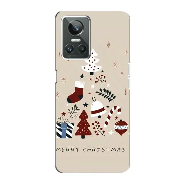 Чехол с принтом «Merry Christmas» для Realme GT Neo 3