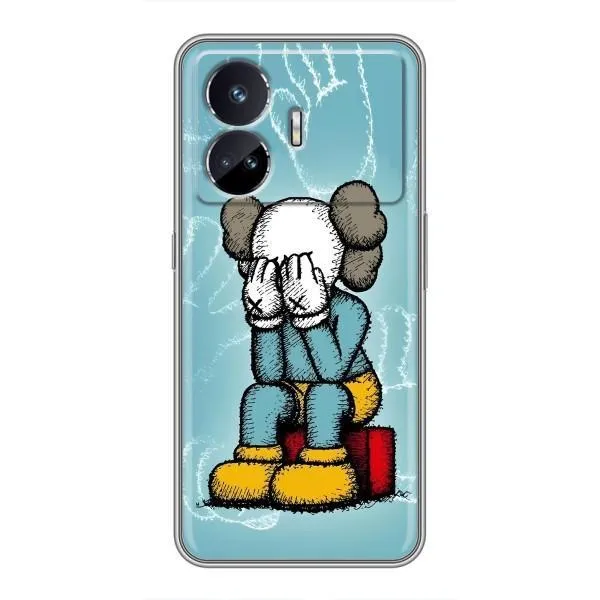Чехол с принтом «Плач Bearbrick» для Realme GT Neo 5