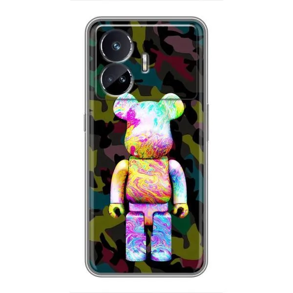 Чехол с принтом «Яркий Bearbrick» для Realme GT Neo 5