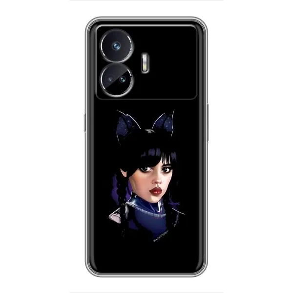 Чехол с принтом «серьезная Уэнздей» для Realme GT Neo 5
