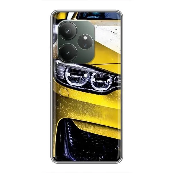 Чехол с принтом «Желтая машина» для Realme GT Neo 6 SE