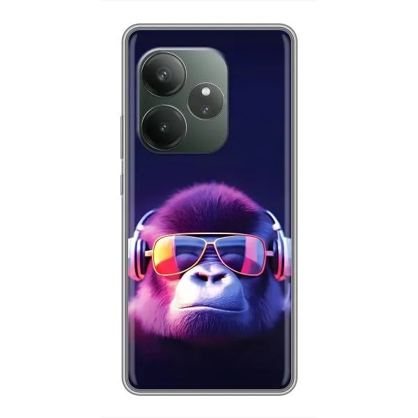 Чехол с принтом «Стильная обезьяна» для Realme GT Neo 6 SE