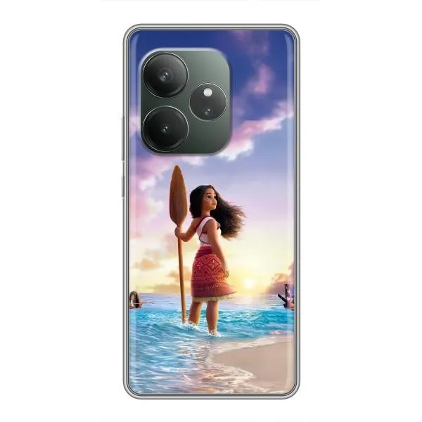 Чехол с принтом «Моана с веслом» для Realme GT Neo 6 SE